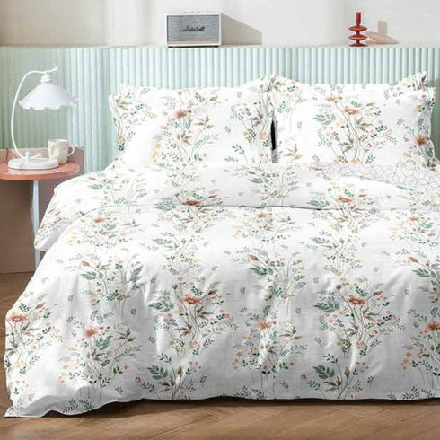 Florida Vistara (Bedding) AC Comforter Set with King Size Bedsheet & Coordinated Pillow Covers